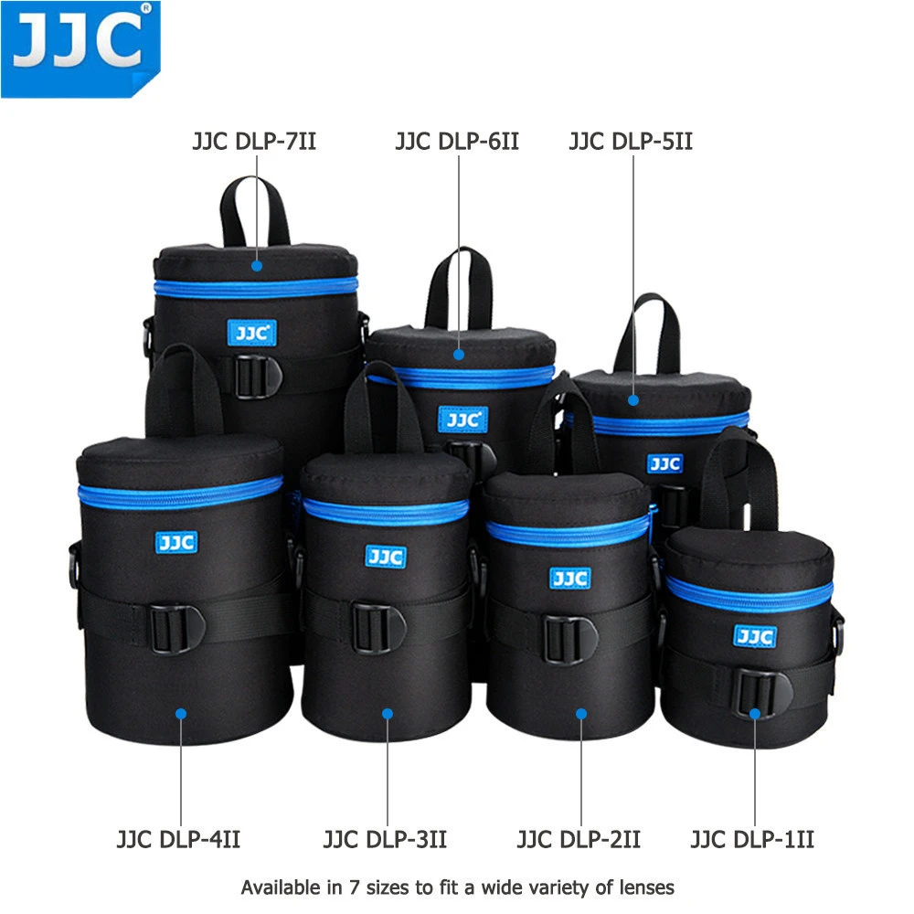 JJC Camera Lens Case Waterproof Storage Bag Pouch for Canon Sony Nikon  Olympus Panasonic Fujifilm JBL Xtreme Soft DSLR Polyester