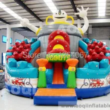 Дизайн надувные комбинированный, надувной замок джемпер для малыша на продажу