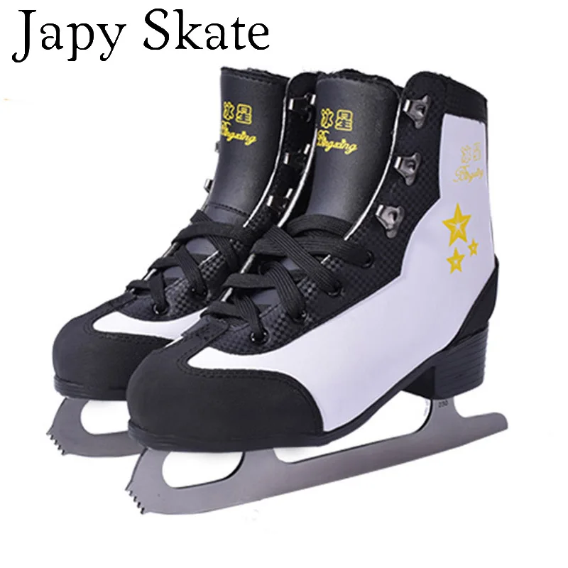 Japy ролик коньках обувь для трюков взрослый ребенок из натуральной кожи коньки профессиональный нож с орнаментом Хоккей Ножи реального