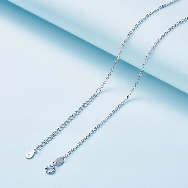 CDE 925 пробы Серебряное ожерелье ювелирные изделия украшенные кристаллами от Swarovski регулируемые цепи 1 шт. для женщин ювелирные изделия DIY