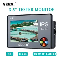 SEESII 3," 4 K IP камера тест er CCTV монитор аналоговый CVBS ONVIF тест PTZ BNC NTSC/P управление Wifi сенсорный экран аудио DC12V/1A