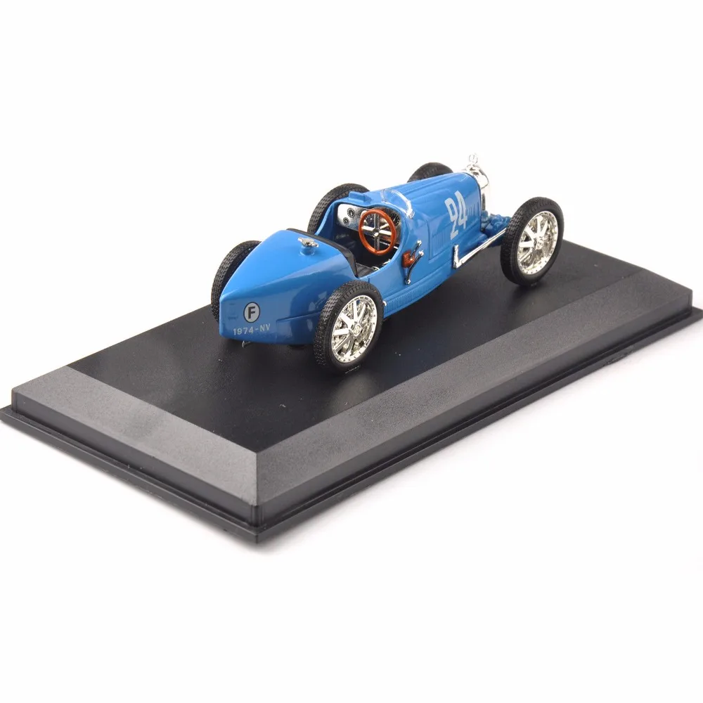 Литья под давлением 1/43 Синий Bugatti T35B Grand Prix спортивный 1928 Louis Chiron классических машин, недорогие детские игрушки