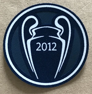 UCL победитель Лиги чемпионов 2012- рукав футбольный значок - Цвет: 2012