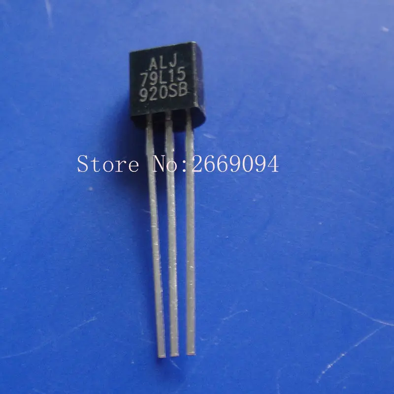 

Free shipping 50PCS WS79L15 TO-92 15V 100mA DIP voltage regulator 79L15 TO92