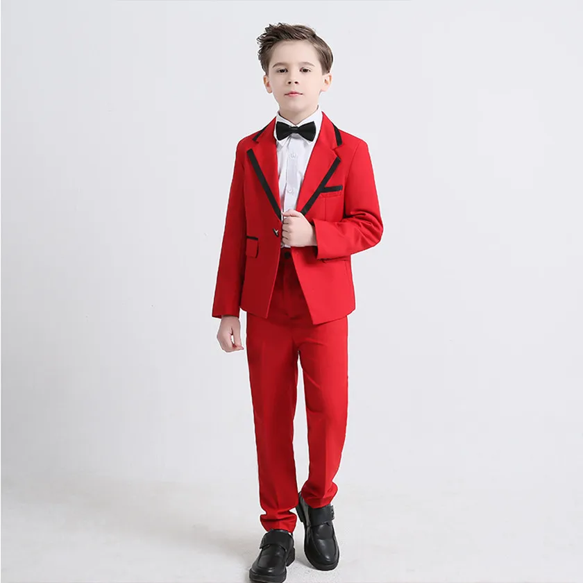 6PCS Formal Suits with Bow Kids Boys Blazer Wedding Suits Boys Party Tuxedos Suits Top+Vest+Shirt+Bow+Bottom+Corsage Hot S84020A 6PCS Formal Suits with Bow Kids Boys Blazer Wedding Suits Boys Party Tuxedos Suits Top+Vest+Shirt+Bow+Bottom+Corsage Hot S84020A