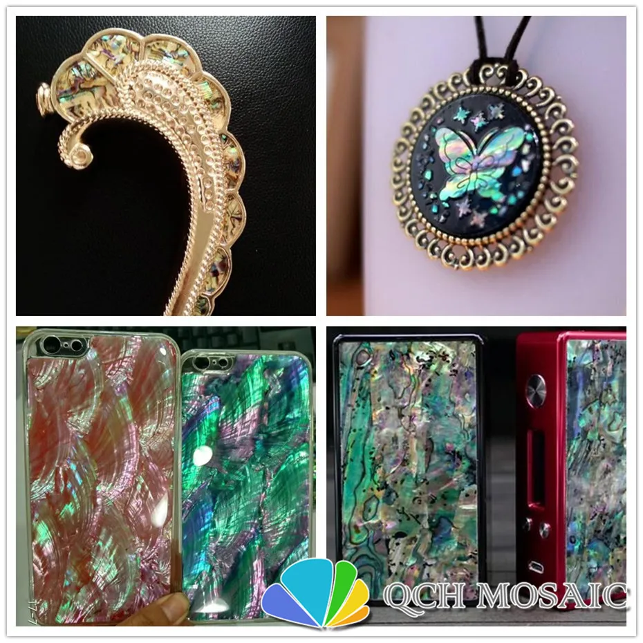 Новая Зеландия abalone paua shell Mother Of Pearl ламинат лист для музыкальный инструмент и деревянный Декор 10 шт./лот qch107