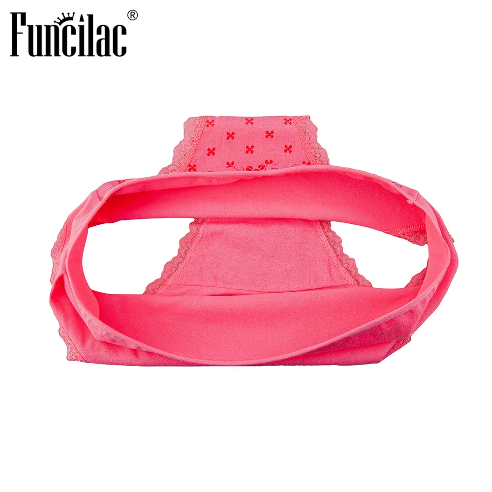FUNCILAC женское нижнее белье хлопковые бесшовные трусики короткие женские
