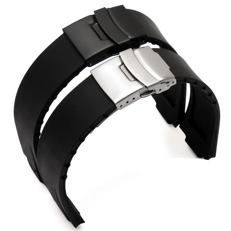 For men's Oris watch bands with stainless steel clasp 24mm(11mm lug