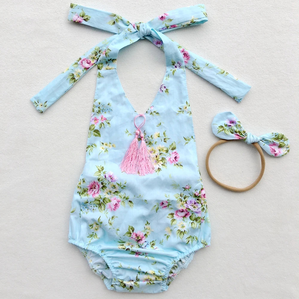 Popular Baby Clothes Newborn tassel Baby Romper summer Baby Girl Boy