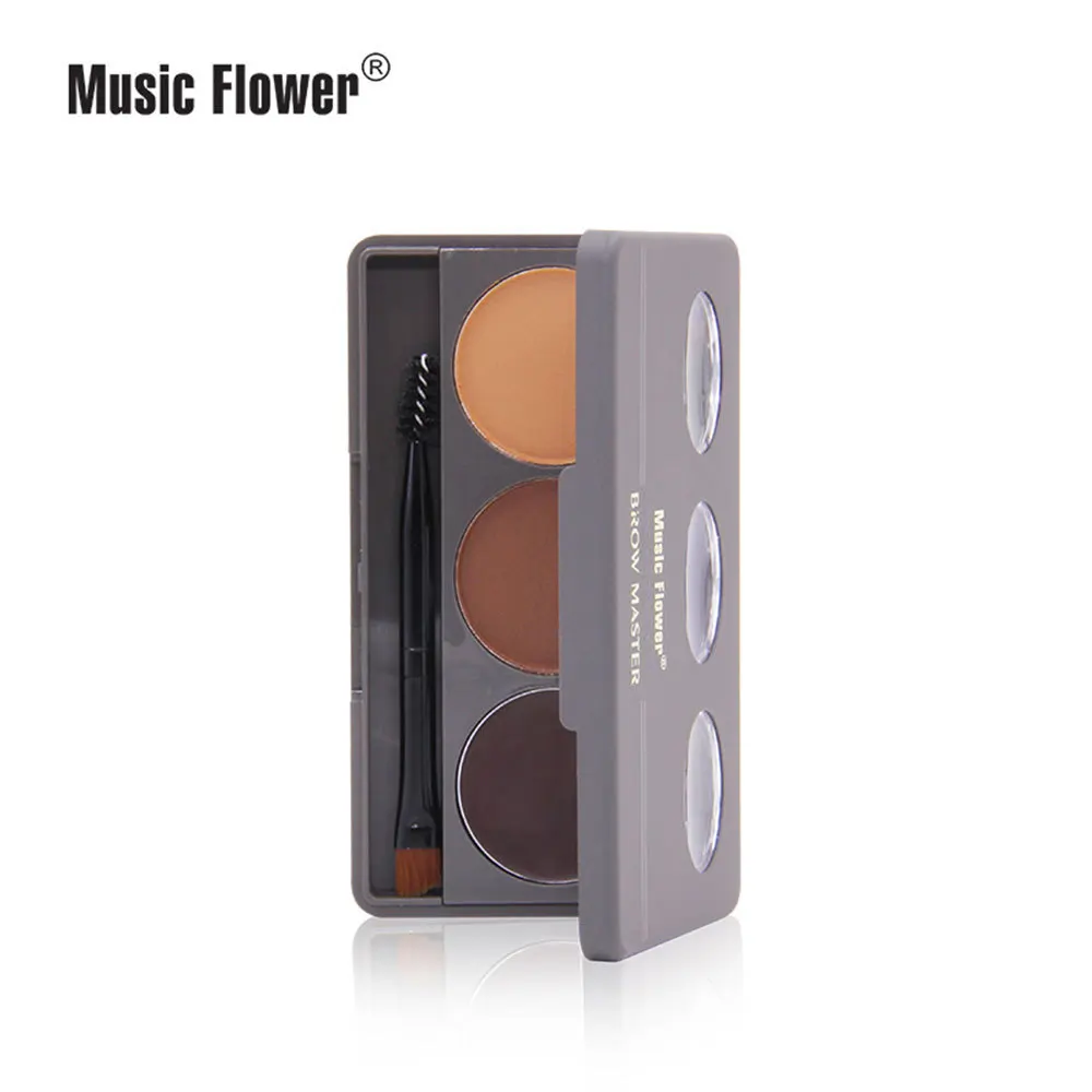 Two-color eye makeup eyebrow powder does not stun, repair, waterproof, durable, eye makeup makeup tools
