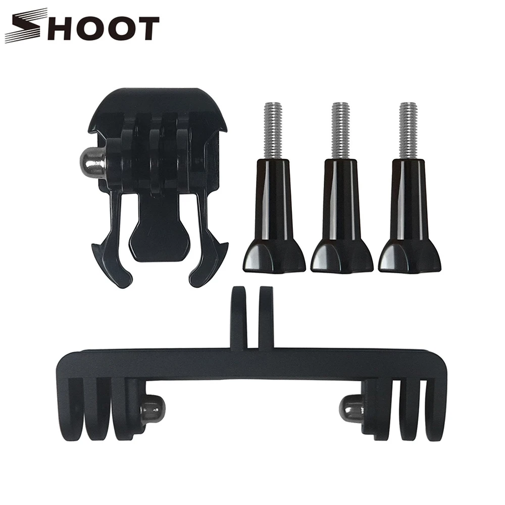 

SHOOT 5 in 1 Diving Light Tripod For Gopro Hero 7 5 6 SJCAM SJ4000 SJ5000 Xiaomi yi 4K Eken Double Bracket Bridge Connector Kit