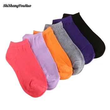All Season Sock Breathable Cotton Ship Boat Short Sock Ankle Invisible Socks low cut candy colors