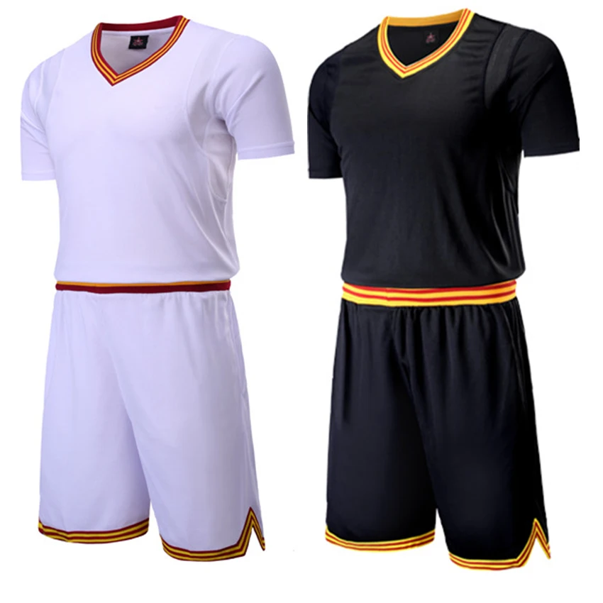 Men's Short Sleeve Breathable Basketball Jersey Sets Sports Tracksuit