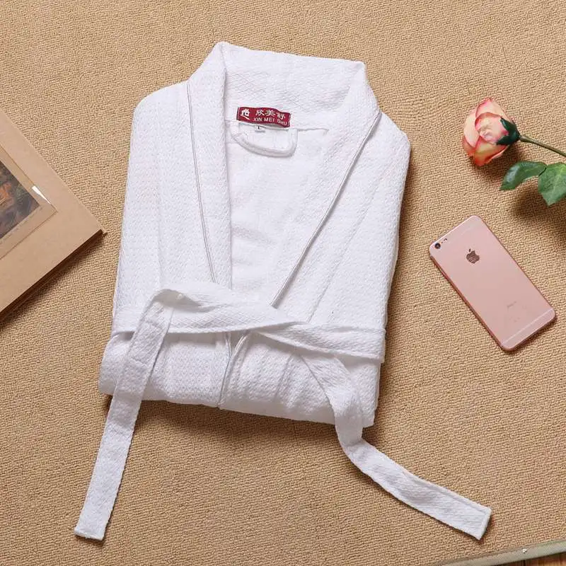 Халат мужской 100% хлопок пижама халат спа размера плюс пижамы XXL кимоно ночная
