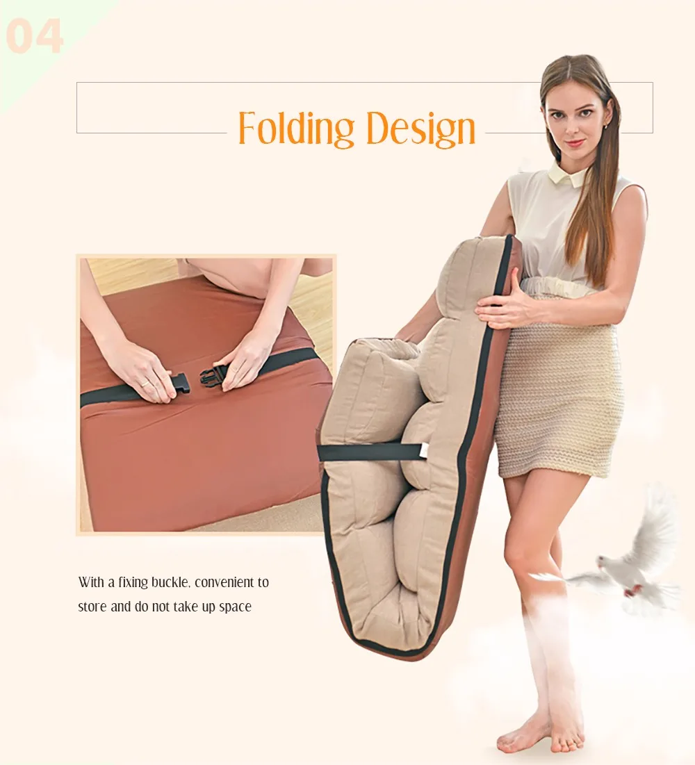 Adjustable Lazy Sofa Floor Chair with Feet Cushion