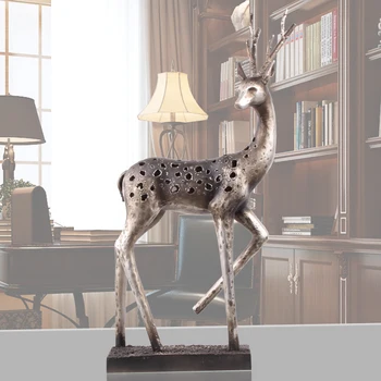 

XXXG Jia European deer Home Furnishing living room TV cabinet accessories decoration crafts business gift decorative porch
