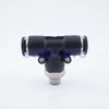 GOGO Air t corner joint 3 way pipe connector 6mm thread M5 1/8