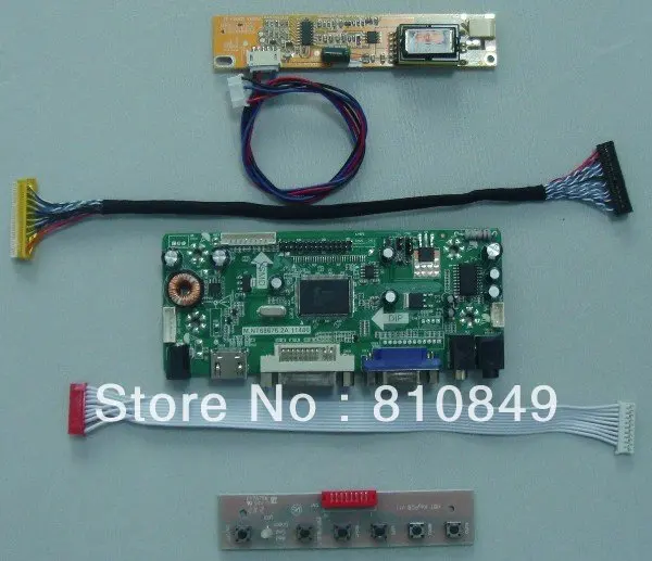 HDMI VGA DVI Audio LCD controller board work for Lots of lcd panel DIY LCD monitor