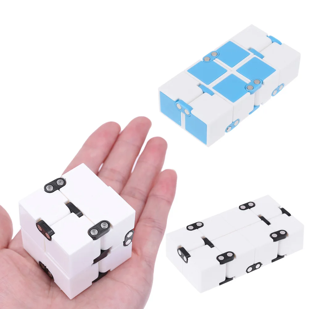 

Funny Stress Reliever Fidget Cube Infinity Cubic Anti-stress Magic Finger Hand Spinners Game Fidget Toys For Children Adults