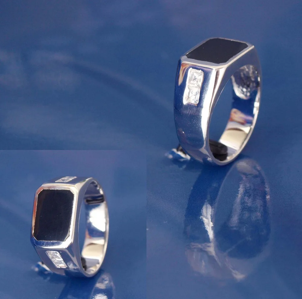 

silver handsome men 's ring