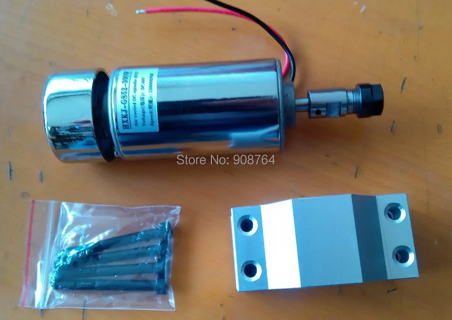 machine tool spindle cnc spindle motor 52mm 0.3kw 300w ER11 chuck dc 12-48v engraving spindle cnc engraving machine+clamp 50gb 775 dc motor dc motor machine tool dc12 24v