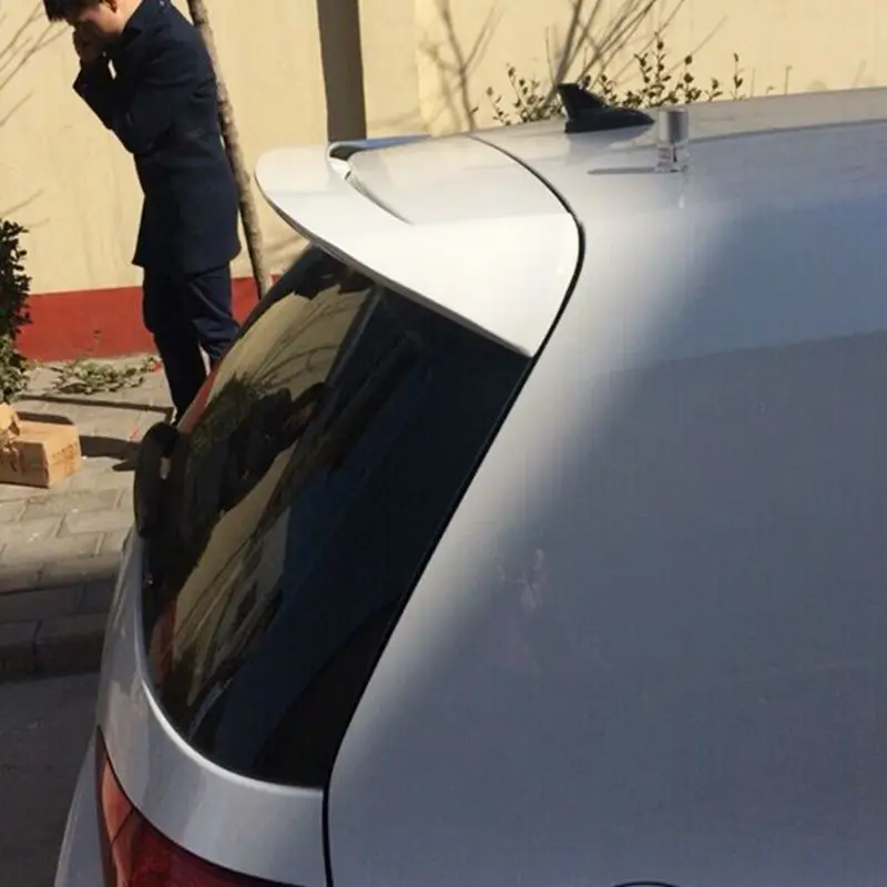 Для volkswagen golf mk 6 спойлер 2010-2013 модель свет высокое качество абс материал заднее
