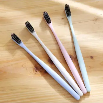 

50pcs Japanese style small toothbrush toothbrush ultra - fine soft toothbrush care teeth bamboo charcoal toothbrush SE10D5