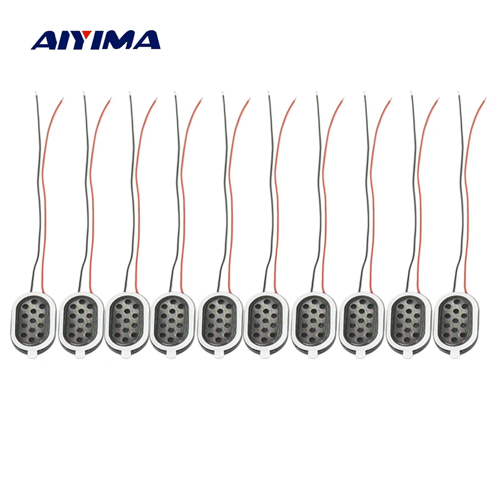 Мини аудио Колонка AIYIMA 10 шт. 8 Ом 1 Вт 2415/1020/2030 мм миниатюрная труба с динамиком DIY