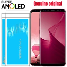 5,8 '' S8 lcd с рамкой для SAMSUNG Galaxy S8 G950 G950F дисплей 6,2'' S8 Plus G955 G955F сенсорный экран дигитайзер