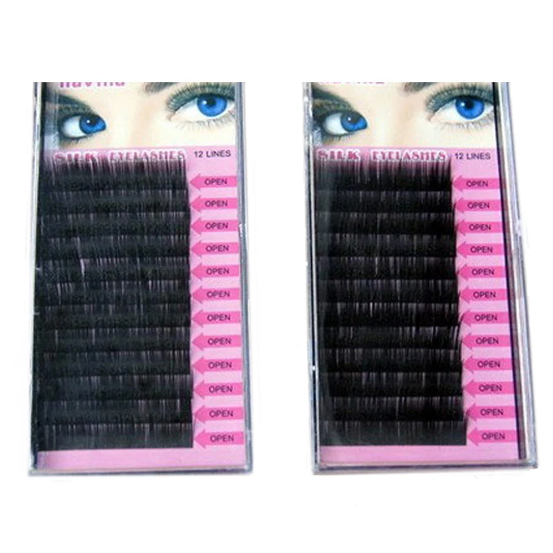 

1PCS C Curve Individual False Eyelashes Lashes Extension Fake False Eye Lashes Artificial Eyelash For Building Strip Eyelashes