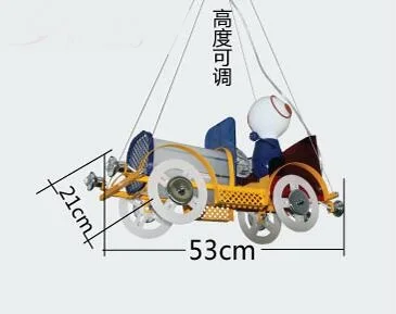 Современная детская игрушка креативный мультяшный детский автомобиль Светодиодная лампа материал качественное металлическое стекло