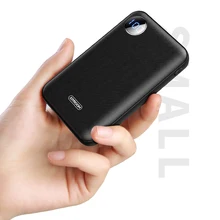 Мини банк питания 10000 мАч внешнее устройство для быстрой зарядки аккумулятора портативное зарядное устройство type-C Dual USB power Bank для iphone X samsung Xiaomi