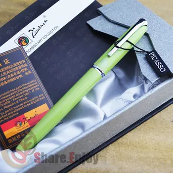 

PICASSO 916 LIGHT GREEN AND SILVER FINE NIB FOUNTAIN PEN