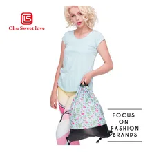 3D печать Фламинго цветок красочный шнурок сумки для путешествий повседневные Рюкзаки женские модные повседневные милые сумки с затягивающимся шнурком