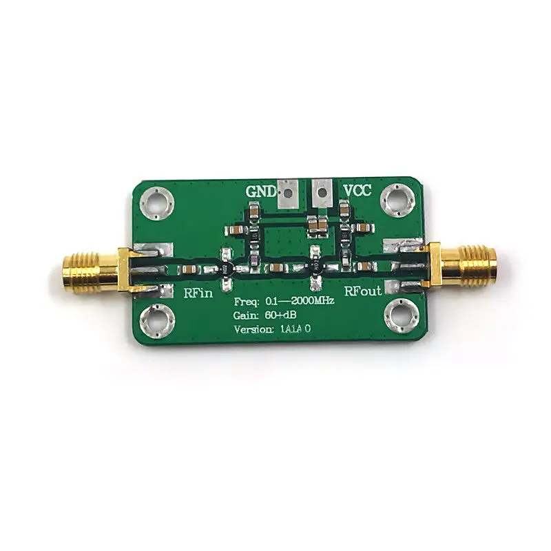 

0.1-2000MHz RF wideband low-noise amplifier LNA 60dB RF broadband amplifier LNA 0.1~2GHZ