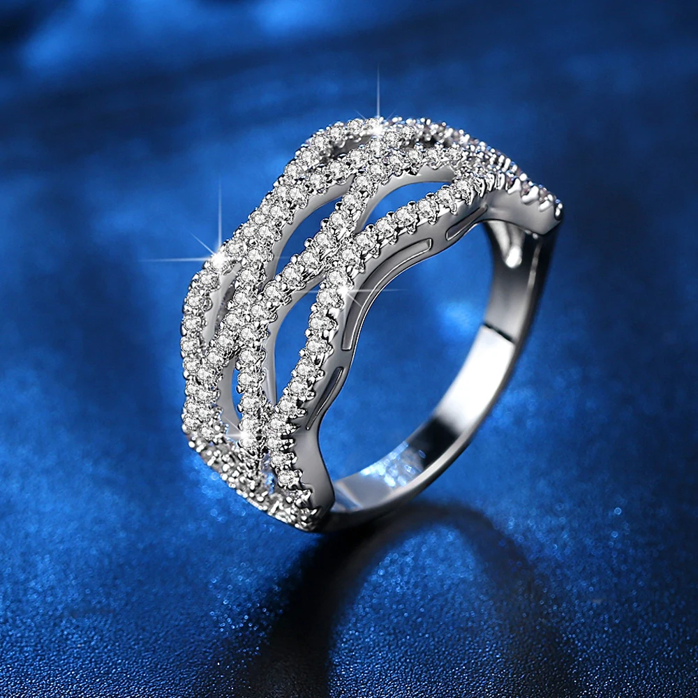 

Silver ring silver fine jewelry ring Simple Unisex LPUSXUQL