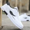 Zapatos informales de Skateboarding para hombre, zapatos blancos para actividades al aire libre, zapatillas transpirables para caminar, zapatos planos para hombre ► Foto 1/6