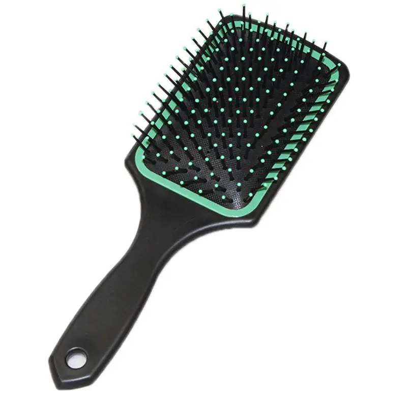 

1PC Portable Plastic Curly Straight Hair Scalp Massage Comb Air Cushion Flat Square Detangling Hairbrush Salon Hairdressing