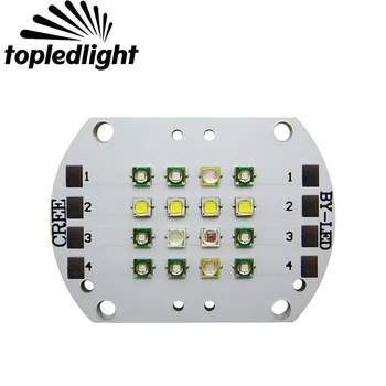 

Topledlight Customize 48W 4 Channel Fish Aquarium Led Emitter Lamp Light Cree XPE + Epileds 420NM 430NM 450NM 470NM 495NM 6500K