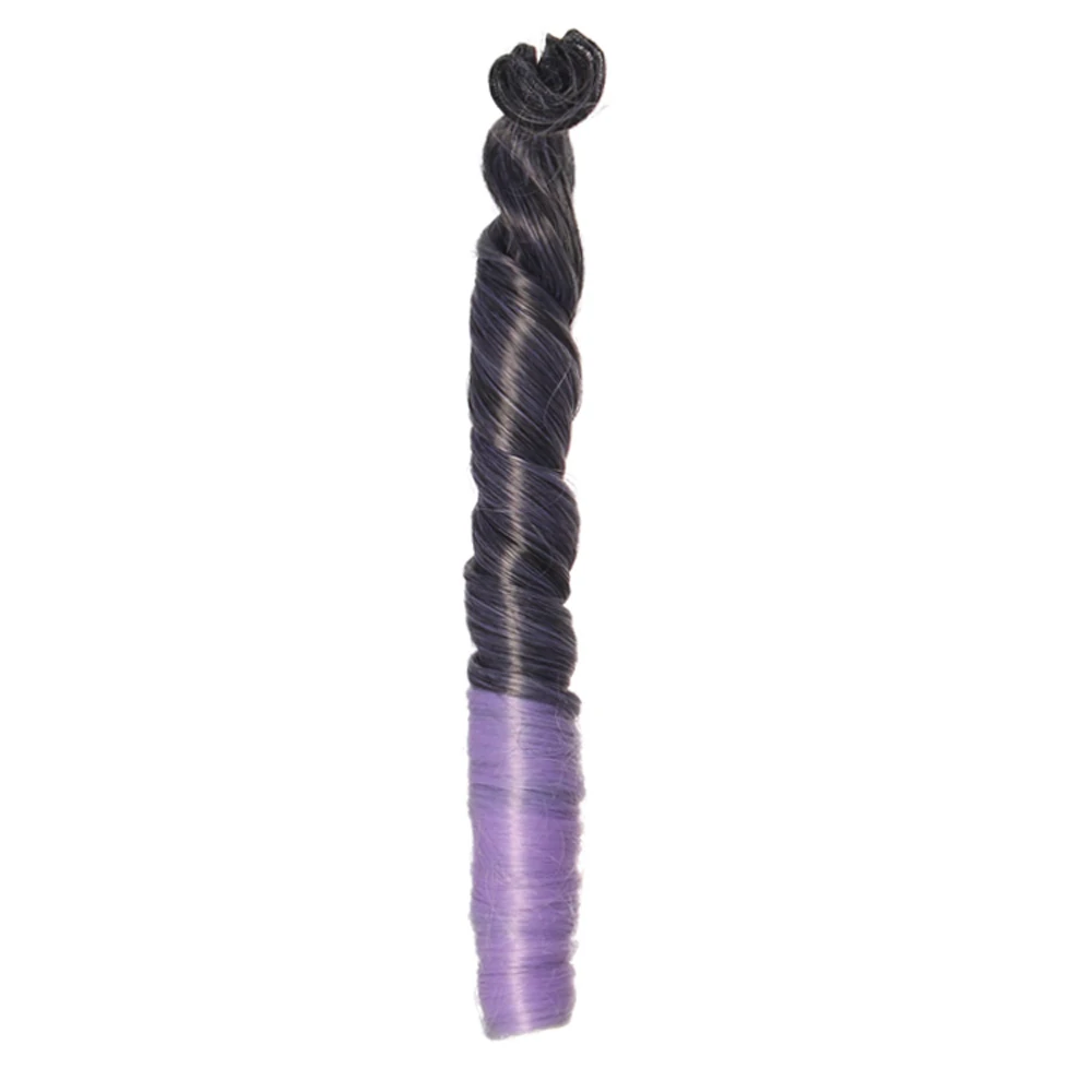 Dolls Accessories Gradient Color Curly Doll Wig Rome Roll 25100CM Doll Hair for 13 14 16 112 BJD Diy Doll Tresses Wig (4)