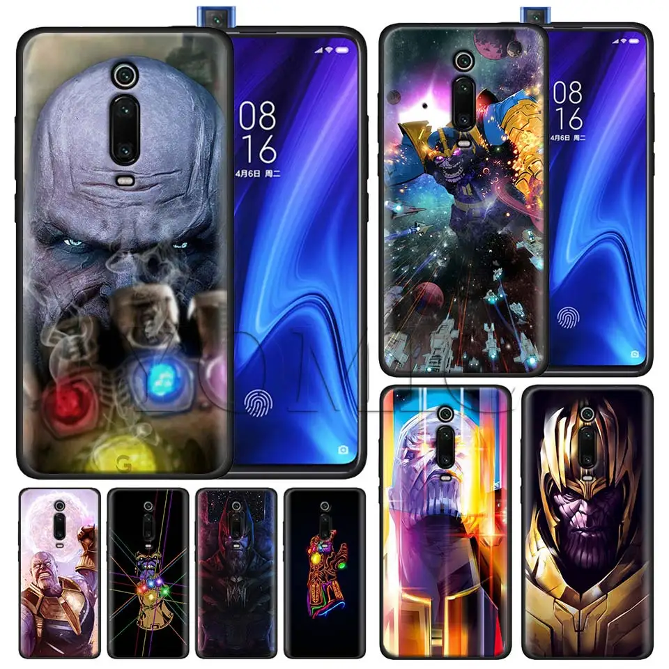 

Marvel Thanos Infinity Black Case for Xiaomi Redmi Note 7 7s K20 5 6 Pro Redmi 6 6 5 5Plus 4X S2 Y3 Silicone Soft Case