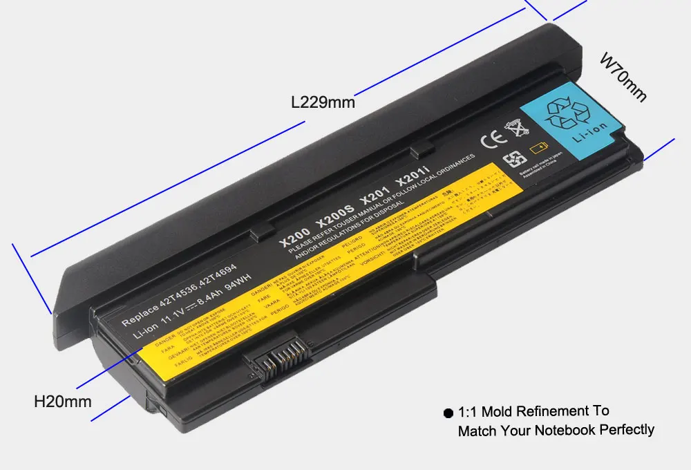 KingSener ноутбук батарея для lenovo IBM ThinkPad X200 X200S X201 X201I 42T4834 42T4535 42T4543 42T4650 42T4534 45N117 8.4Ah