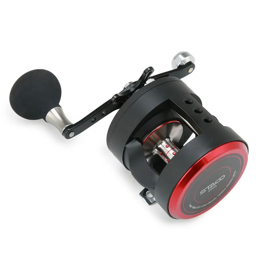 

10+1 BB Fishing Reel Left/Right 5.6:1 Trolling Reel Drum Fishing Reel Snakehead Bass Salmon Carp Fishing Reel Pesca