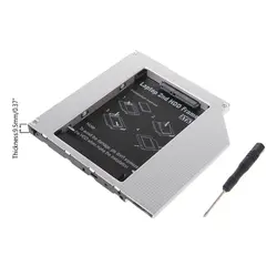 Горячая Универсальный 9,5 мм PATA IDE для 2nd SATA HDD жесткий диск Caddy Модуль