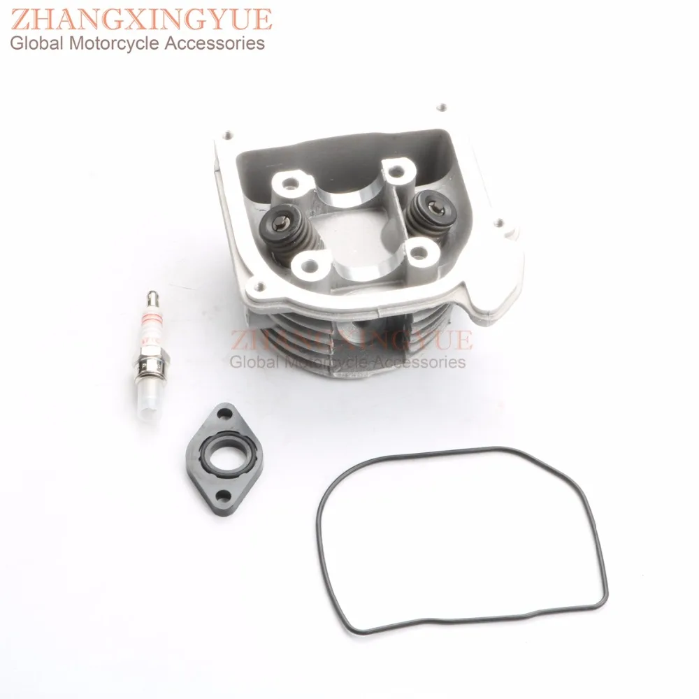

39mm-52mm NON EGR Cylinder Head Kit & A7TC Spark Plug for Jinlun Fighter 50(JL50QT-5) JL50QT-4 GY6 50cc 139QMB 4T