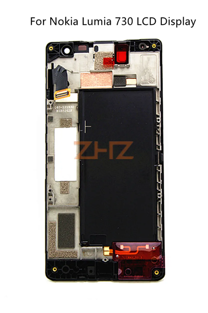 

For Nokia Lumia 730 735 LCD Display Touch Screen Digitizer Assembly with Frame LCD Display for Nokia Lumia 730 735 Repair Parts