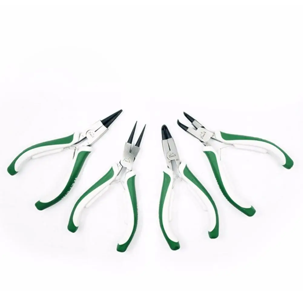 

1PC 5 Inch Bent Needle Nose Pliers Multifunctional Snap Ring Pliers Set Alloy Steel Hand Tools Set J3