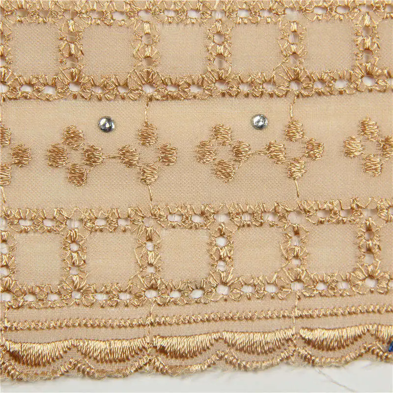 NEW Cotton Polish Lace Fabric For Men Swiss Embroidered Handcut Polish