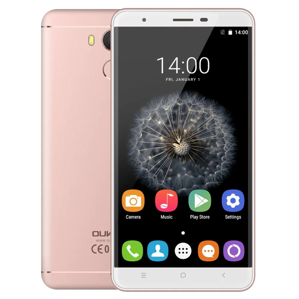 Oukitel U15 Pro 4G Mobile Phone 5.5 Inch HD MTK6753 Octa Core Android 6.0 3GB RAM 32GB ROM Fingerprint ID Dual Sim Smartphone