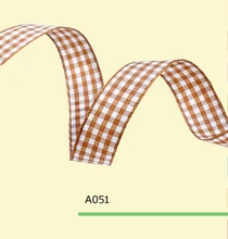 1″ Inch 25mm tartan ribbons